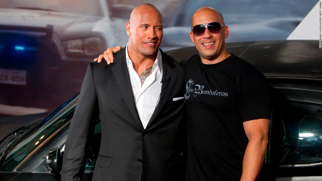 Vin Diesel giải thích món thịt bò đó với Dwayne “The Rock” Johnson