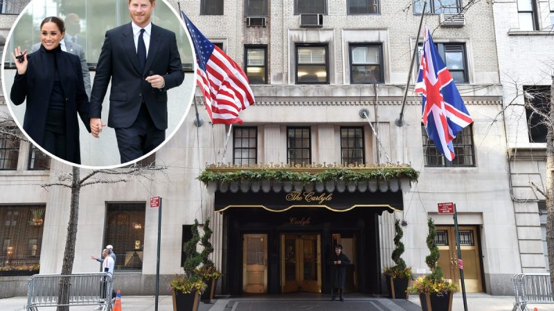 Hoàng tử Harry, Meghan Markle nhận phòng khách sạn yêu thích của Diana ở thành phố New York

