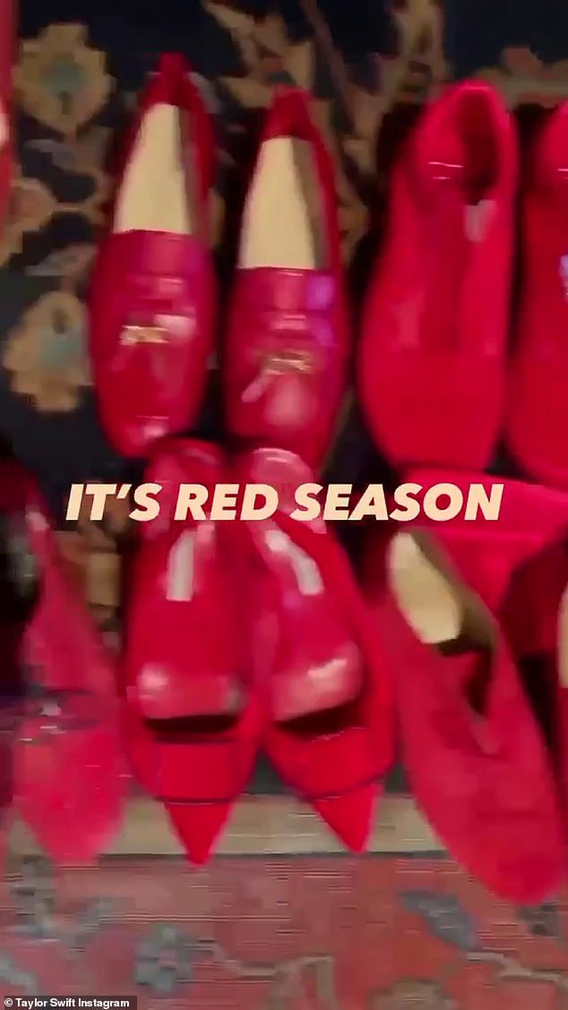 GIÀY MỌI NƠI: Mùa đỏ cũng có nghĩa là nhiều giày đỏ hơn trong video