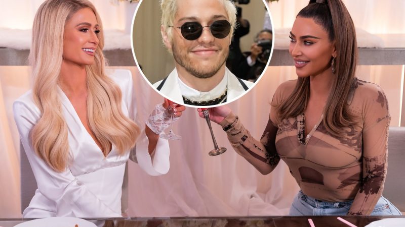 Kim Kardashian sẽ không đưa Pete Davidson đến đám cưới của Paris Hilton

