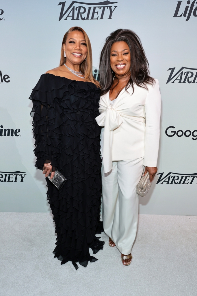NEW YORK, NY - Ngày 5 tháng 5: Queen Latifah và Lauren Toussaint tham dự Sự kiện 2022 Power Of Women: New York của Variety do Lifetime trình bày tại The Glasshouse vào ngày 5 tháng 5 năm 2022 ở Thành phố New York.  (Ảnh của Jimmy McCarthy / Getty Images for Variety)