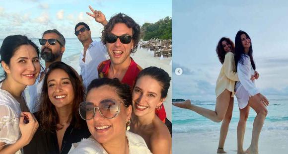  Katrina Kaif tận hưởng "Bữa tiệc sinh nhật" bên bờ biển với Vicky Kaushal, Ileana D'Cruz và một băng đảng;  ảnh

