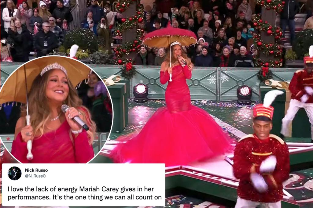 Mariah Carey biểu diễn tại Macy’s Parade – và phản ứng của Internet thật vui nhộn