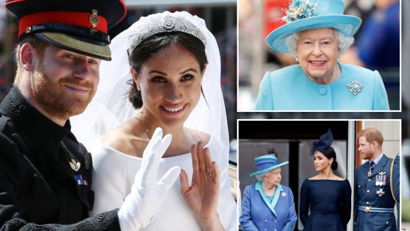 Nữ hoàng Elizabeth lo Hoàng tử Harry say nắng Meghan Markle

